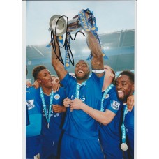 SALE: Signed photo of Wes Morgan the Leicester City Footballer.  